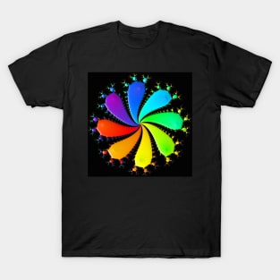 bright vivid rainbow T-Shirt
